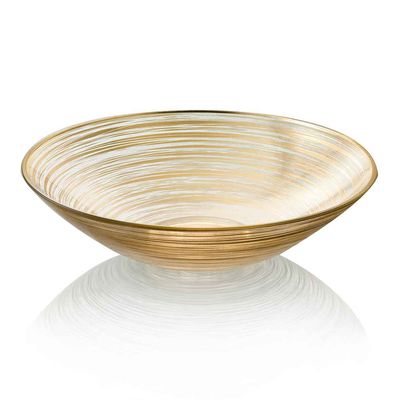 Centro de Mesa Saturno 34 cm Ouro Vetri Delle Venezie Vidivi