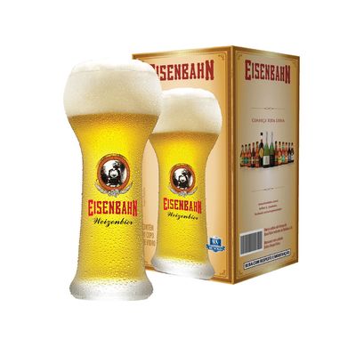 Copo Ruvolo Cerveja Weizenbier 510 ml Eisenbahn