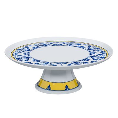 Prato de Bolo com Pé Castelo Branco Vista Alegre Atlantis
