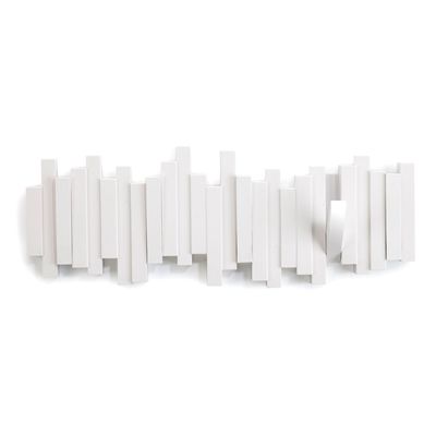 Cabideiro de Parede Multi Ganchos Sticks Branco Umbra