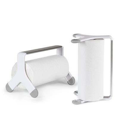 Porta Papel Toalha Tritow Parede e Balcão Branco Umbra