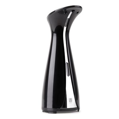 Porta Detergente Otto com Sensor Automático Preto e Cromado Umbra
