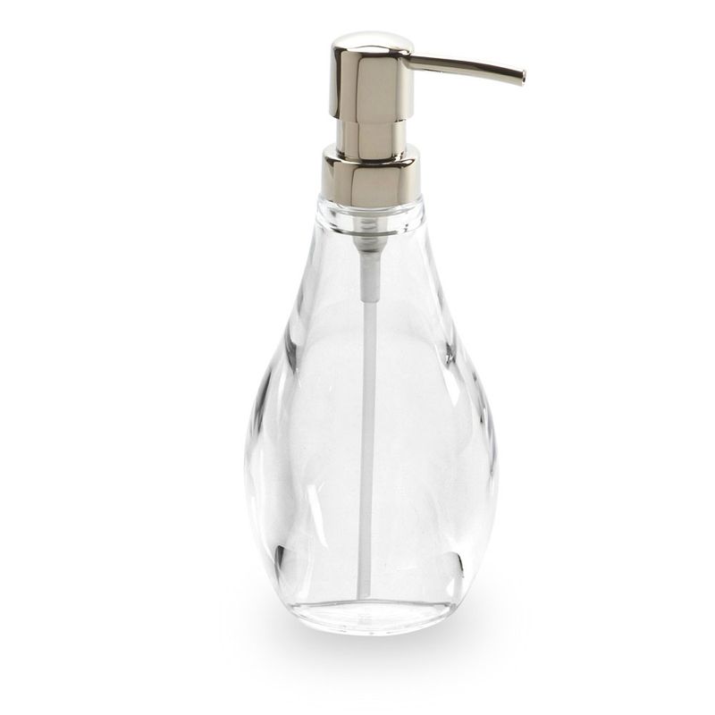 Porta-Sabonete-Liquido-Umbra-Droplet-Transparente