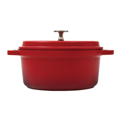 Caçarola Grand Gourmet 4,5 Litros 24 cm Vermelha Brinox