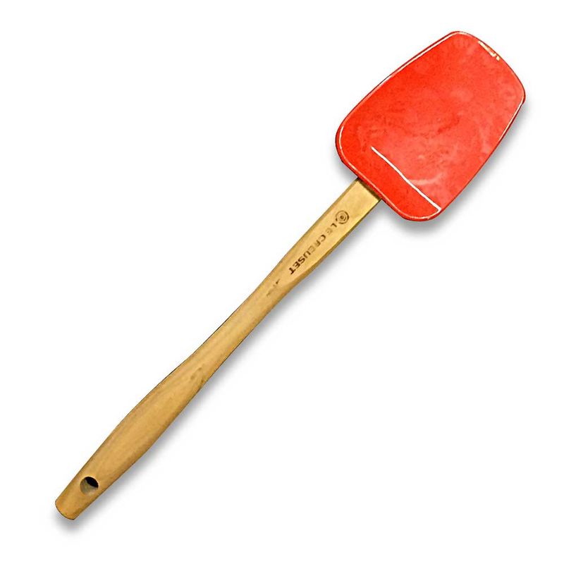 Colher-Le-Creuset-Grande-de-Silicone-Laranja