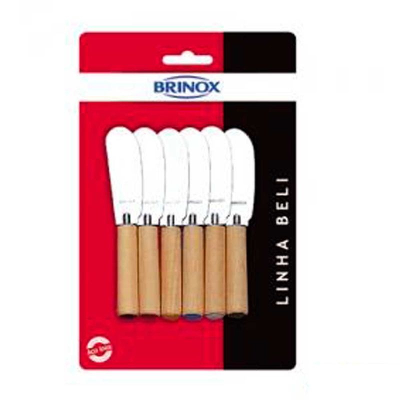Espatulas-para-Manteiga-e-Pate-6-Pecas-Beli-Brinox