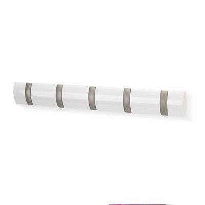 Cabideiro de Parede Flip com 5 Ganchos Metal v2 Umbra