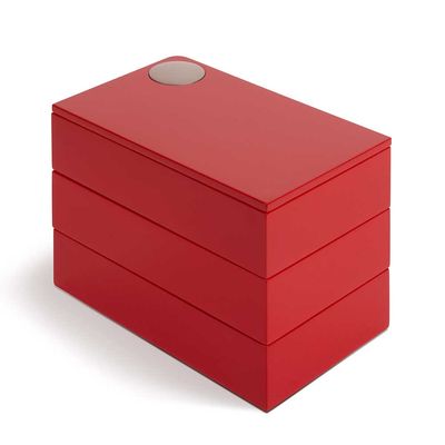 Caixa Porta Bijoux Spindle Vermelho Umbra