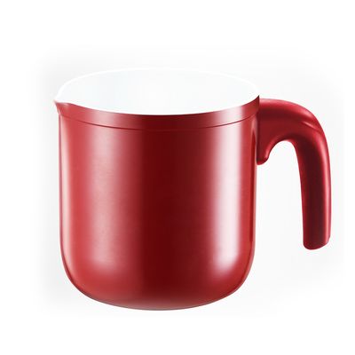 Fervedor Leiteira Ceramic Ok Red Line Aeternum 11 cm 1 Litros Vermelho Bialetti