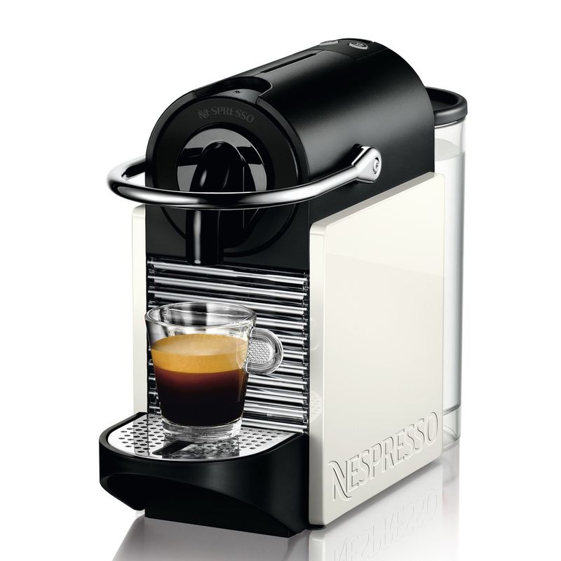 CAFETEIRA-PIXIE-CLIPS-BRANCA-E-CORAL-NEON-110V-NESPRESSO