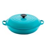 CACAROLA-BUFFET-26CM-AZUL-CARIBE-LE-CREUSET
