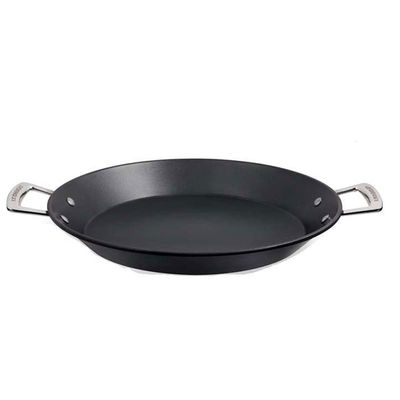 Panela Paella Non Stick Alumínio e Aço Inox 2,6 Litros 32 cm Preto Le Creuset