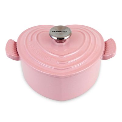 Panela Coração Rosa Pink Le Creuset