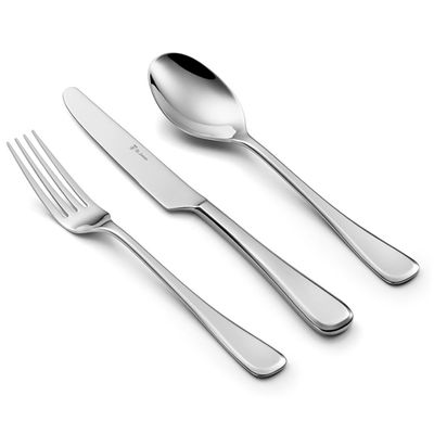 Faqueiro Aço Inox com Estojo Harmony 130 Peças St James
