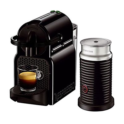 Cafeteira com Aeroccino Inissia 110V Preta Nespresso