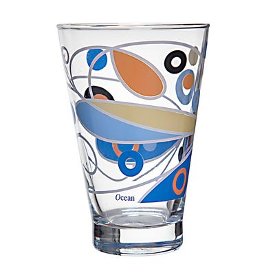 Copos Altos Bossa Butterfly 435 ml 6 Peças Blue Azul Ocean