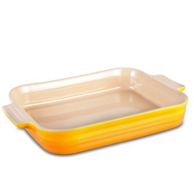 Travessa Retangular 3 Litros Amarelo Dijon Le Creuset