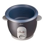 Panela-Oster-de-Arroz-Cinza-Eletrica-3-Copos-127V-aberta