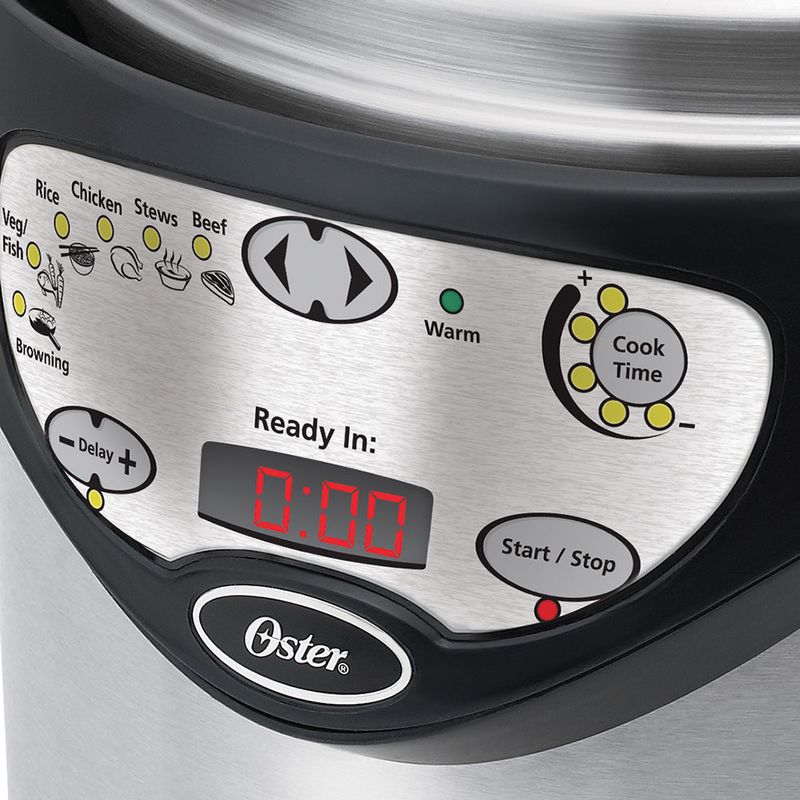 Panela de Pressão Elétrica Oster 4801 Inox 5L e Timer 127V