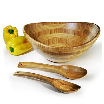 Conjunto para Servir Veneza Bambu 3 Peças Welf