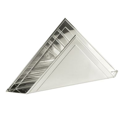 Porta Guardanapo Triangular com Friso 20X10 cm St James