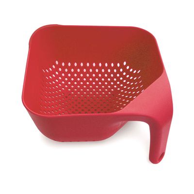 Escorredor Quadrado Square Colander Médio Vermelho Joseph Joseph