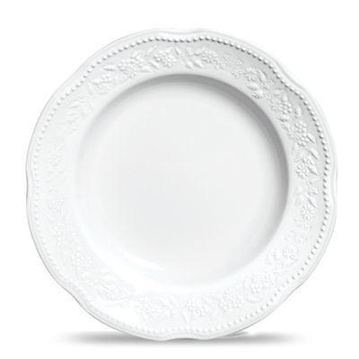 Conjunto de Pratos Fundo Mozart Porcelana 6 Peças Branco Verbano