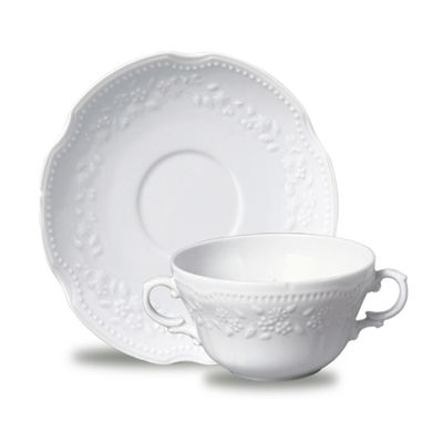 Xícaras de Consume Mozart Porcelana 6 Peças Branco Verbano