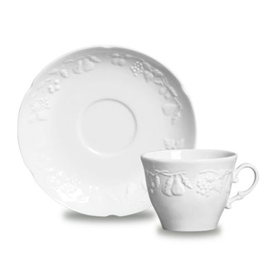 Xícaras de Café Summer Porcelana 6 Peças Branco Verbano