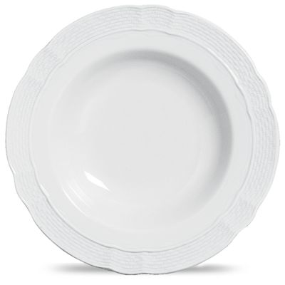 Sousplat Vanna Blanco Porcelana Branco Verbano