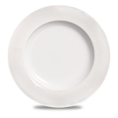 Conjunto de Pratos Fundo Maria Línea Porcelana 6 Peças Branco Verbano