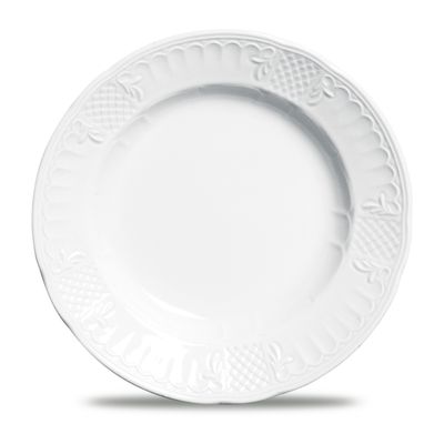 Conjunto de Pratos Fundo Venezia Porcelana 6 Peças Branco Verbano