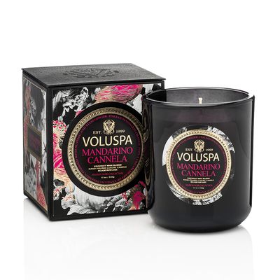 Vela Mandarino Cannela Coleção Maison Noir Copo 100 Horas Voluspa