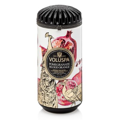 Vela Pomegranate Blood Orange Coleção Maison Noir Cerâmica 120 Horas Voluspa