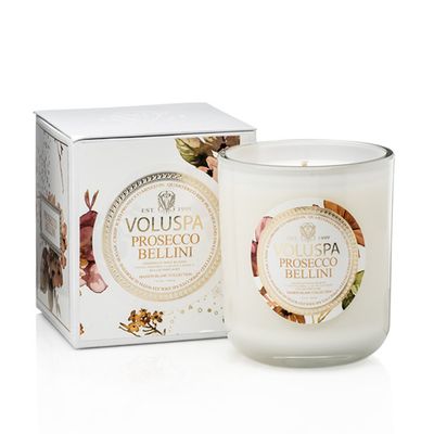 Vela Prosecco Bellini Coleção Maison Blanc Copo 100 Horas Voluspa