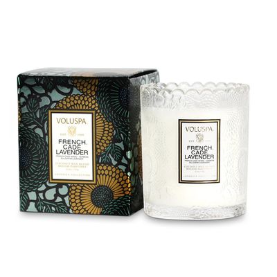 Vela French Cade Lavender Coleção Japonica Copo Trabalhado 45 Horas Voluspa