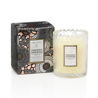 Vela Yashioka Gardenia Coleção Japonica Copo Trabalhado 45 Horas Voluspa