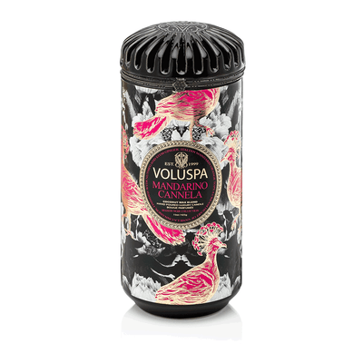 Vela Mandarino Cannela Coleção Maison Noir Cerâmica 120 Horas Voluspa