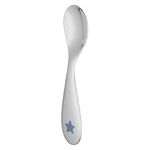 Colher-para-Bebe-Babystar-Azul-Claro-Christofle