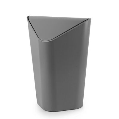 Lixeira Mini Basculante Corner 5 Litros Cinza Umbra