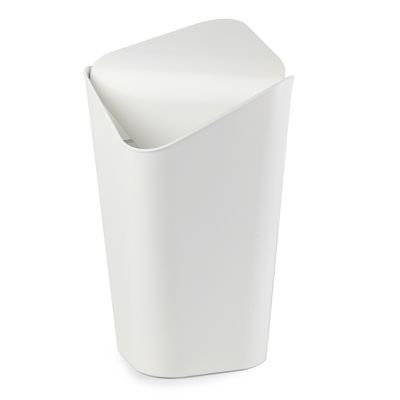 Lixeira Basculante Corner 10 Litros Branco Umbra