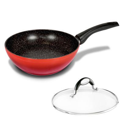 Stir-Fry Pan com Tampa Sfumati 28 cm Vermelha Bialetti
