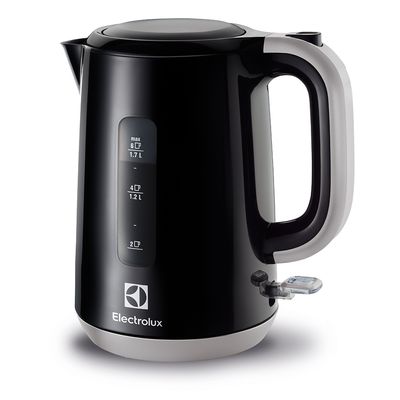 Jarra Elétrica Love Your Day 1,7 Litros Desligamento Automático Ekm10 Preto e Prata 110V Electrolux