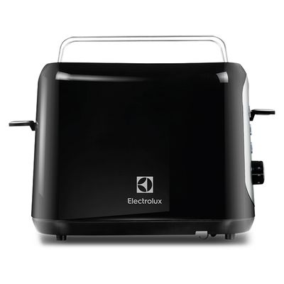 Torradeira Tostador Love Your Day Tom10 127V Preto com Detalhes em Prata e Aço Escovado Electrolux