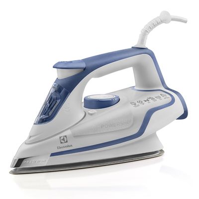 Ferro de Passar a Vapor Precision Line Sin10 127V Branco e Azul Electrolux