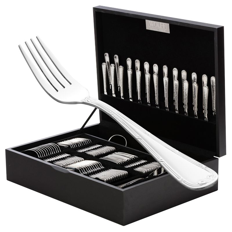 FAQUEIRO-102-PEcAS-CROISE-WOLFF-ACO-INOX-COM-ESTOJO-DE-MADEIRA-WOLFF