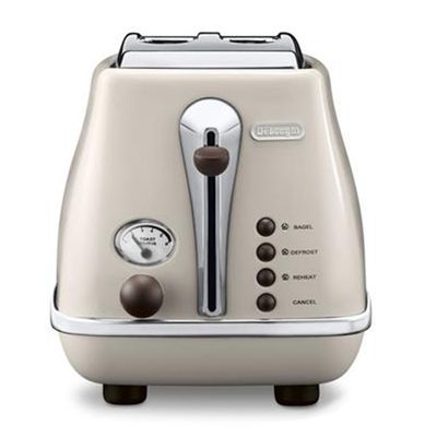 Torradeira Icona Vintage 127V Bege Delonghi