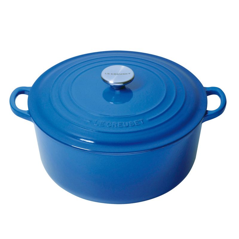 PANELA-REDONDA-22-CM-PUXADOR-INOX-AZUL-MARSEILLE-LE-CREUSET