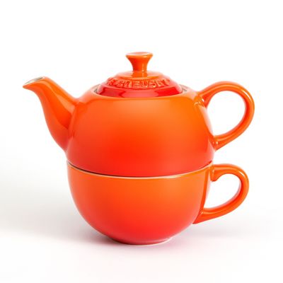 Chá para Um Laranja Le Creuset