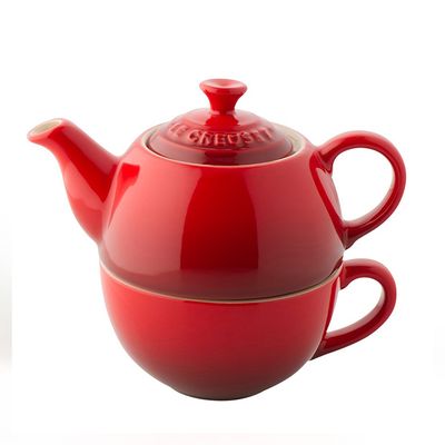 Chá para Um Vermelho Le Creuset